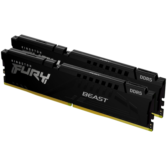 Kingston 64GB 5600MT/s DDR5 CL40 DIMM (Kit of 2) FURY Beast Black