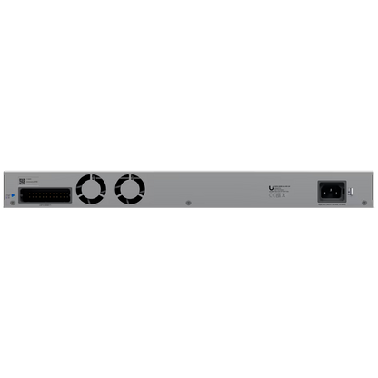 Ubiquiti Layer 3 Etherlighting switch USW-PRO-HD-24-EU, (22) 2.5 GbE, (2) 10 GbE ports, (4) 10G SFP+ ports. DC power backup ready