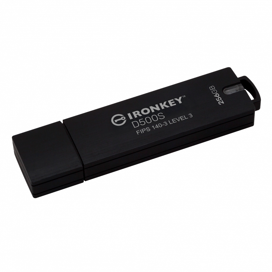 Kingston 256GB IronKey D500S FIPS 140-3 Lvl 3 (Pending) AES-256