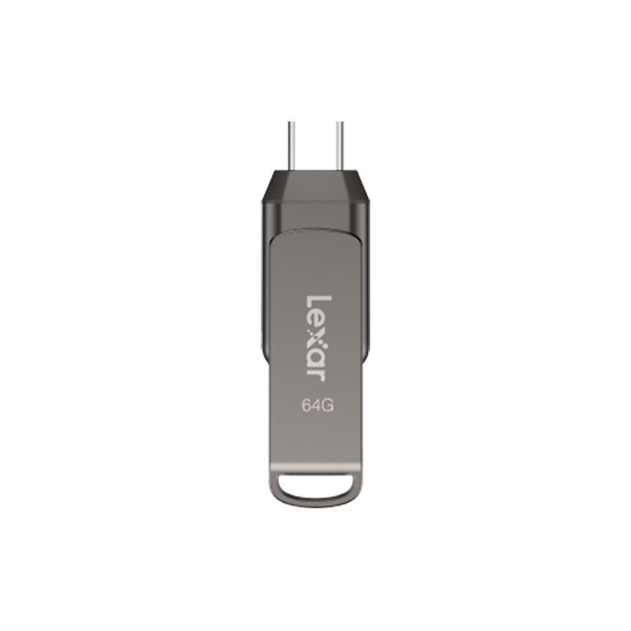 Lexar 64GB Dual Type-C and Type-A USB 3.1 flash drive, up to 130MB/s read