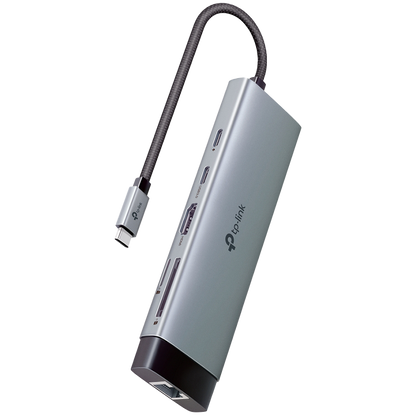 TP-Link UH9120C USB Type-C 9-Port Hub,1 x USB-C Connector,1 x HDMI 4K 60Hz Port,1 x USB-C PD 100W Port,1 x – product photo