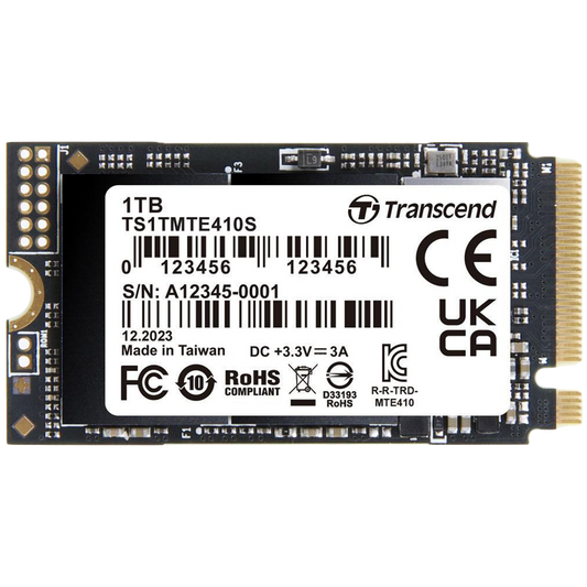 Transcend 1TB, M.2 2242,PCIe Gen4x4, NVMe, 3D TLC