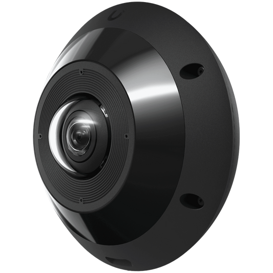 UBIQUITI UVC-G6-Pro-360-B All-weather, vandal-resistant 12MP PoE camera with panoramic 360 coverage, digital pan-tilt-zoom functionality, and smart IR functionality