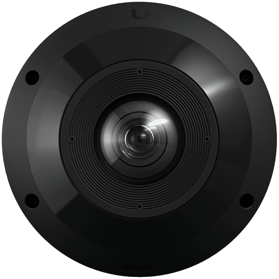 UBIQUITI UVC-G6-Pro-360-B All-weather, vandal-resistant 12MP PoE camera with panoramic 360 coverage, digital pan-tilt-zoom functionality, and smart IR functionality