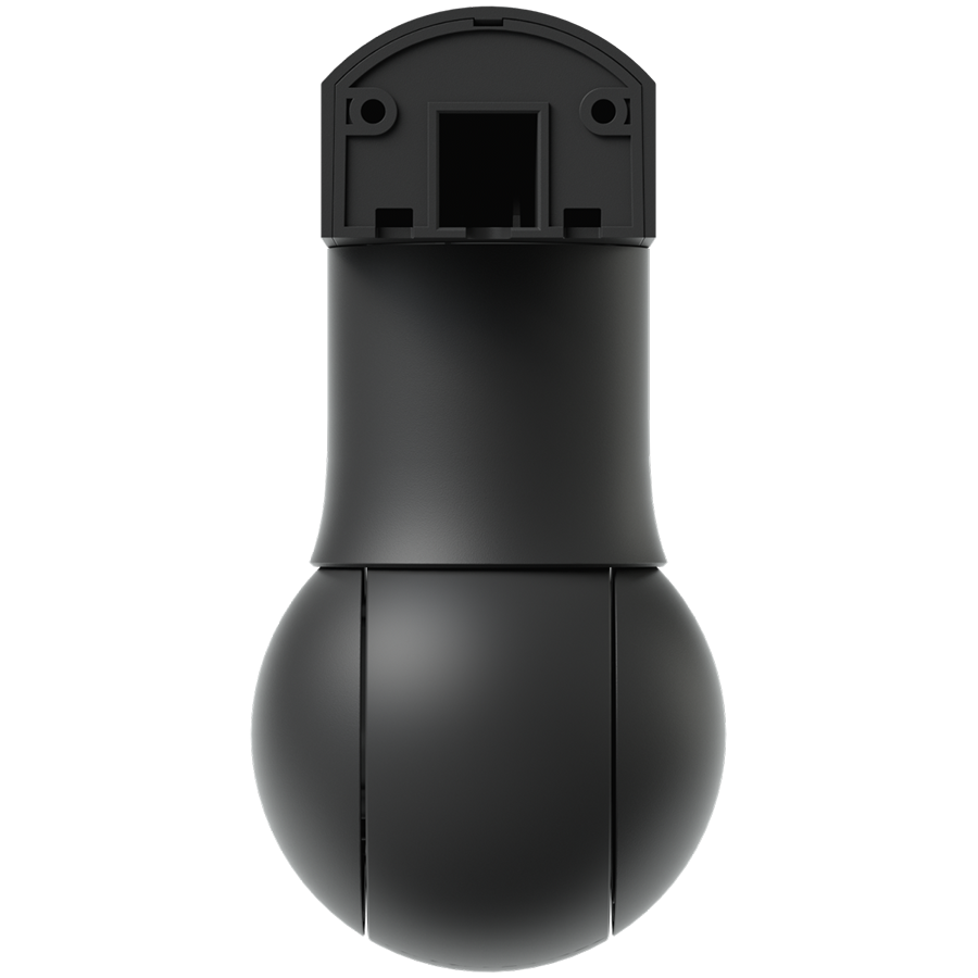 UBIQUITI UVC-G5-PTZ-B, black compact, all-weather camera with ultra-low latency pan-tilt-zoom control and versatile mounting options