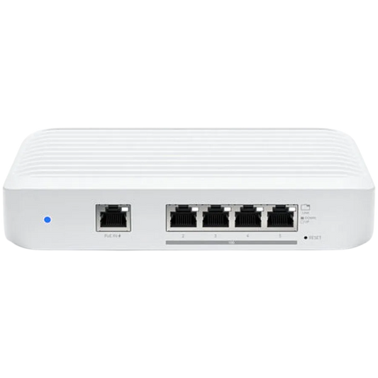Layer 2 switch with (4) 10GbE RJ45 ports and (1) GbE, 802.3at PoE+ RJ45 input.The Switch Flex XG (USW Flex XG) is a fully managed, mult-gigabit, Layer 2 switch with (4) 10GbE RJ45 ports and (1) GbE PoE input. The USW Flex XG sports slim, compact ho