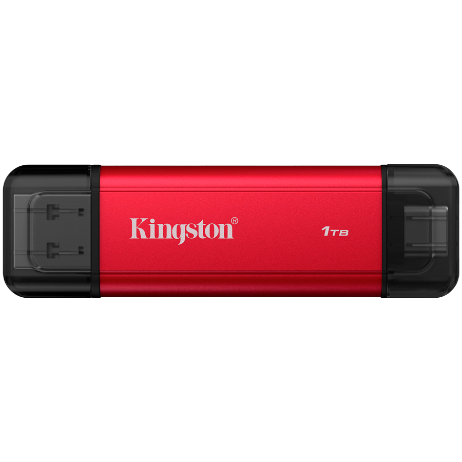 Kingston 1TB Dual USB-A/C Portable SSD, Up to 1050MB/s USB 3.2 Gen 2