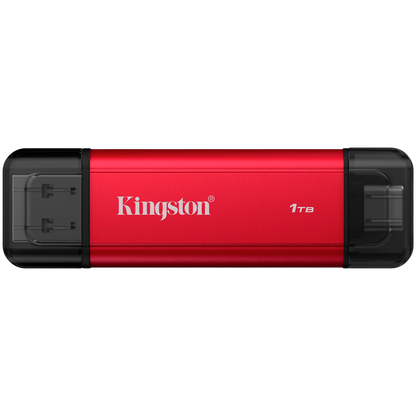 Kingston 1TB Dual USB-A/C Portable SSD, Up to 1050MB/s USB 3.2 Gen 2