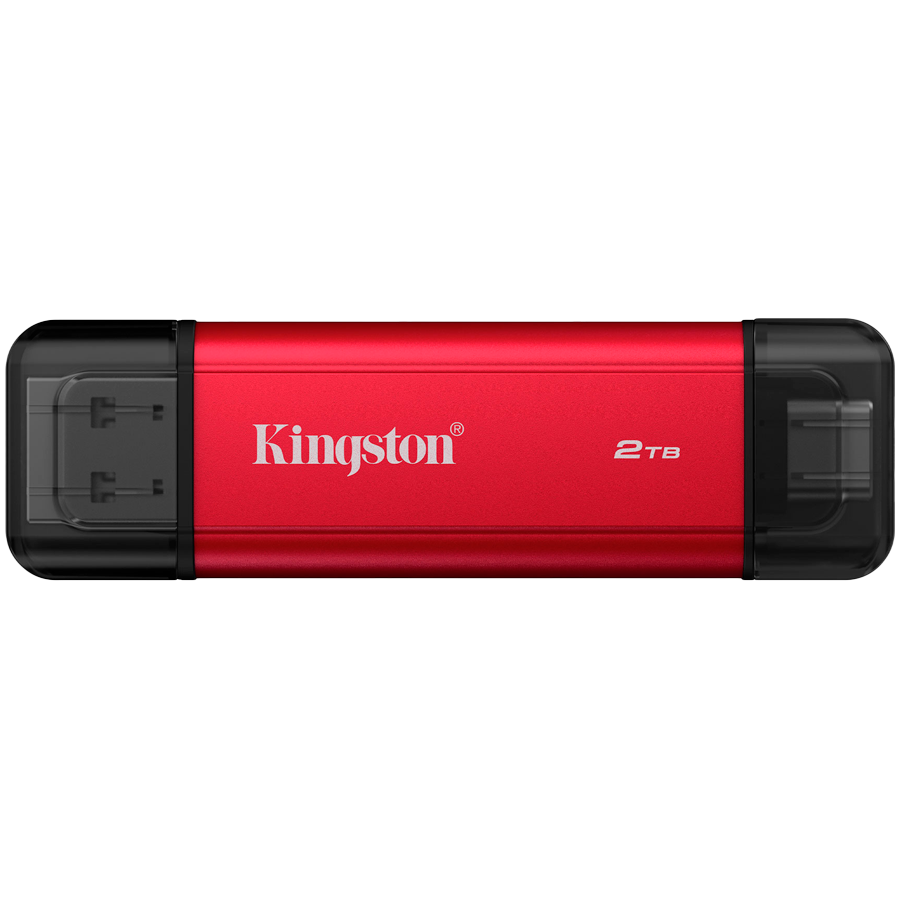 Kingston 2TB Dual USB-A/C Portable SSD, Up to 1050MB/s USB 3.2 Gen 2