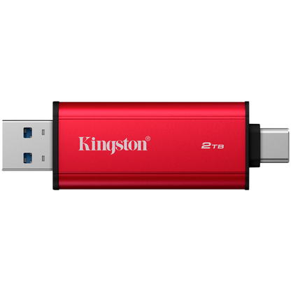 Kingston 2TB Dual USB-A/C Portable SSD, Up to 1050MB/s USB 3.2 Gen 2