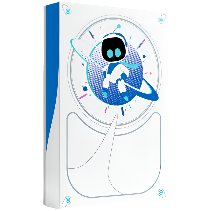 Astro Bot Limited Edition Game Drive, USB 3.0, 5 TB Drive space for your PS5, PS4, or PC library, Plug and Play drive glows with LED lighting and exclusive artwork.