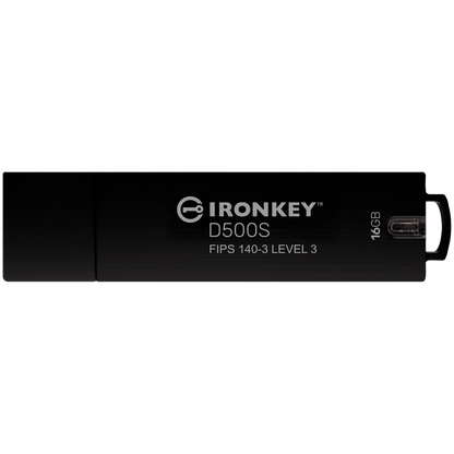 KINGSTON 16GB IronKey D500S FIPS 140-3 Lvl 3 (Pending) AES-256