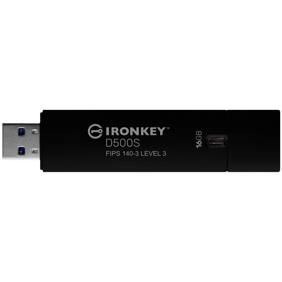 KINGSTON 16GB IronKey D500S FIPS 140-3 Lvl 3 (Pending) AES-256