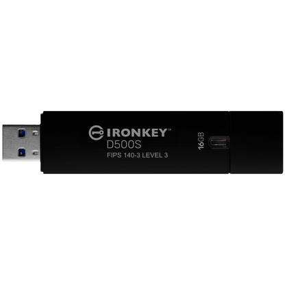 KINGSTON 16GB IronKey D500S FIPS 140-3 Lvl 3 (Pending) AES-256