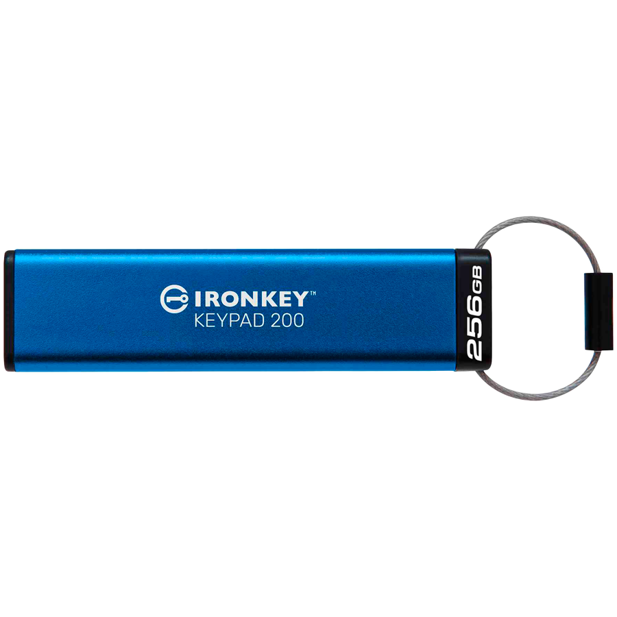 KINGSTON IronKey Keypad 200, 256GB, AES-256 Encrypted