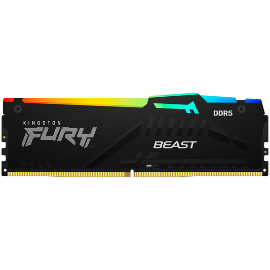 Kingston 32GB 6400MT/s DDR5 CL32 DIMM FURY Beast RGB XMP