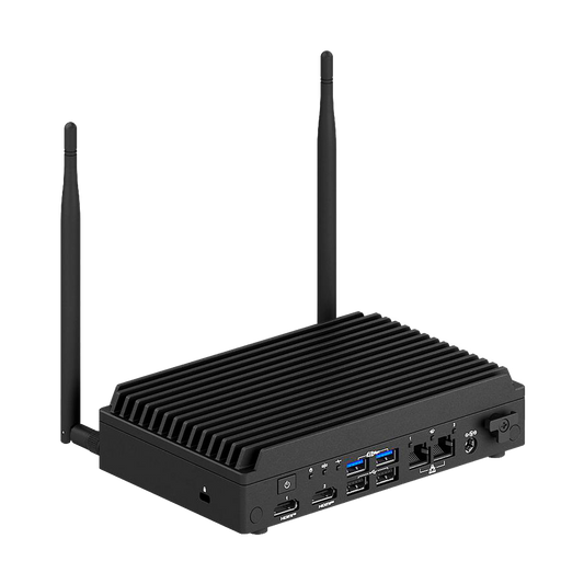 ASUS NUC Rugged/BNUC13BRFA200B02I/Intel Atom X7211E/Intel UHD Graphics/6xUSB/M.2 22x80 NVMe; M.2 30x42 SATA SSD,PCI x1,USB3.2 Gen2/2,5Gbe Dual LAN/2xHDMI/64G eMMC/no RAM/AX210/no OS/EU Cord/Kit(L6)/EAN:4711387471517