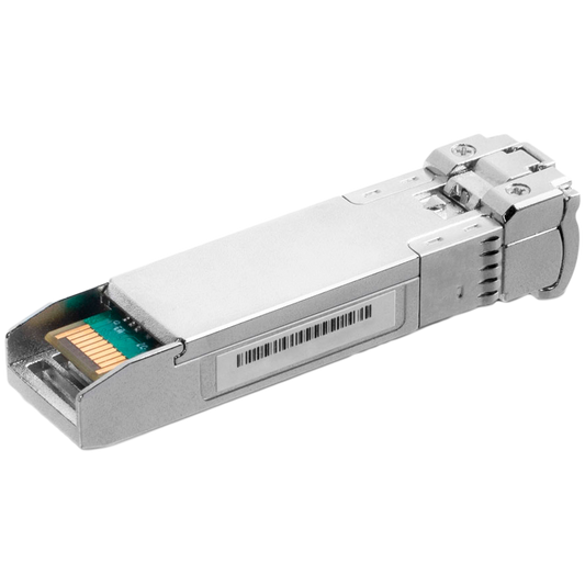 TP-Link SM5110-LR Omada 10GBase-LR SFP+ LC Transceiver, Single-mode SFP+ LC Transceiver, Hot-Pluggable, Supports Digital Diagnostic Monitoring (DDM), 1310 nm, 10 km