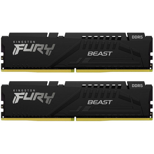 Kingston 64GB 6400MT/s DDR5 CL32 DIMM (Kit of 2) FURY Beast Black EXPO