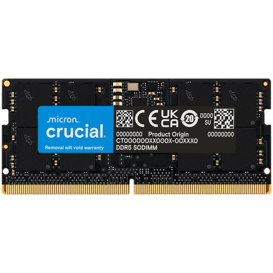 Crucial 8GB DDR5-5600 SODIMM CL46 (16Gbit) Tray