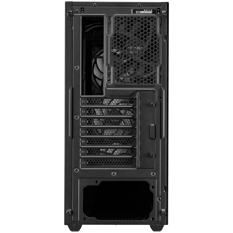 ASUS TUF Gaming GT301 ATX mid-tower compact case with tempered glass side panel, honeycomb front panel, 120mm AURA Addressable RGB fan, headphone hanger and 360mm radiator support
