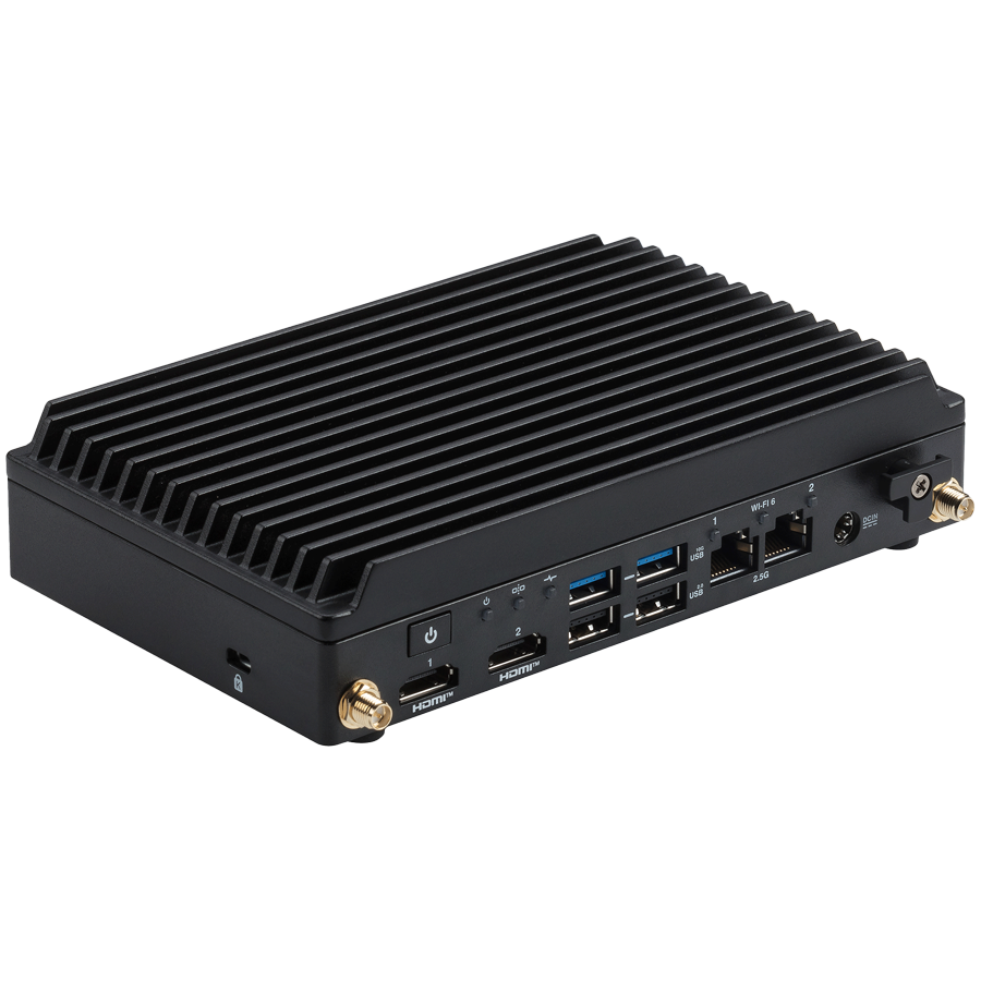 ASUS NUC Rugged/BNUC13BRFA400B00I/Intel Atom X7425E/Intel UHD Graphics/6xUSB/M.2 22x80 NVMe; M.2 30x42 SATA SSD,PCI x1,USB3.2 Gen2/2,5Gbe Dual LAN/2xHDMI/64G eMMC/no RAM/AX210/no OS/No Cord/Kit(L6)/EAN:4711387471555