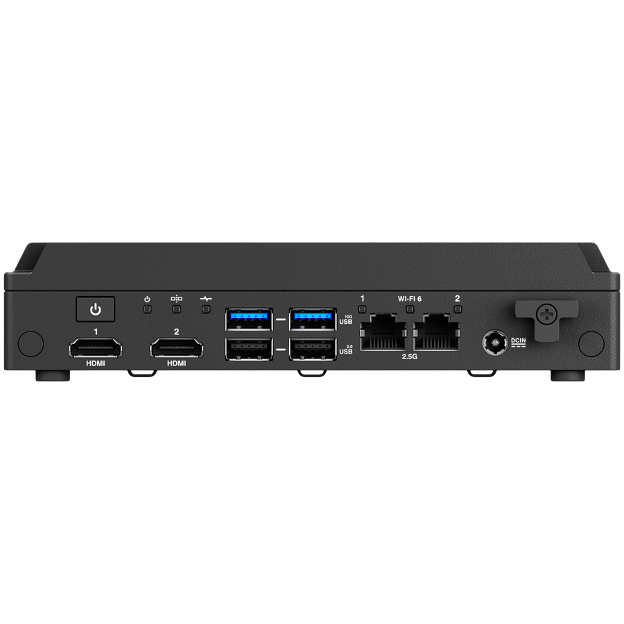 ASUS NUC Rugged/BNUC13BRFA400B00I/Intel Atom X7425E/Intel UHD Graphics/6xUSB/M.2 22x80 NVMe; M.2 30x42 SATA SSD,PCI x1,USB3.2 Gen2/2,5Gbe Dual LAN/2xHDMI/64G eMMC/no RAM/AX210/no OS/No Cord/Kit(L6)/EAN:4711387471555