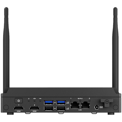 ASUS NUC Rugged/BNUC13BRFA400B02I/Intel Atom X7425E/Intel UHD Graphics/6xUSB/M.2 22x80 NVMe; M.2 30x42 SATA SSD,PCI x1,USB3.2 Gen2/2,5Gbe Dual LAN/2xHDMI/64G eMMC/no RAM/AX210/no OS/EU Cord/Kit(L6)/EAN:4711387471586