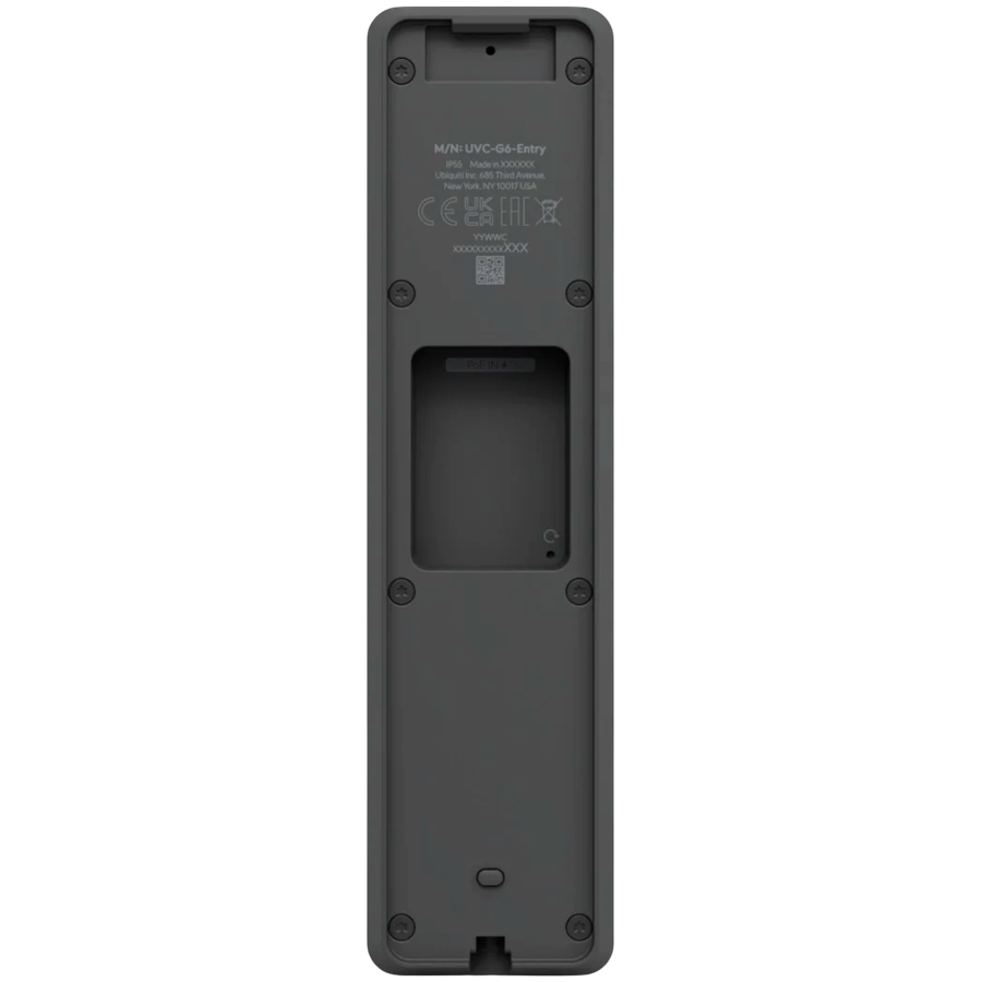 Ubiquiti UVC-G6-Entry All-weather, PoE+ Doorbell with enhanced AI detections, two-way audio, a secondary package camera, and integrated Access Reader capabilities