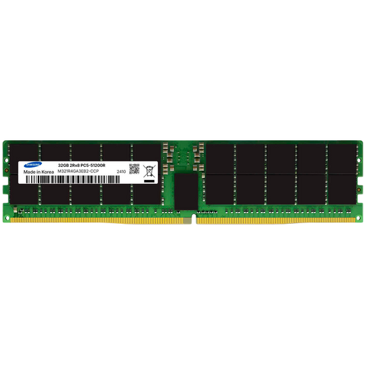 SAMSUNG 32GB DDR5 6400MHz CL52 ECC RDIMM 2Rx8