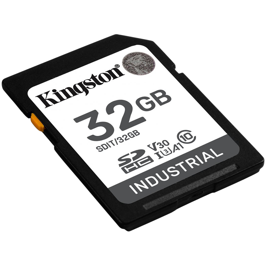 Kingston 32GB SDHC Industrial -40C to 85C C10 UHS-I U3 V30 A1 pSLC