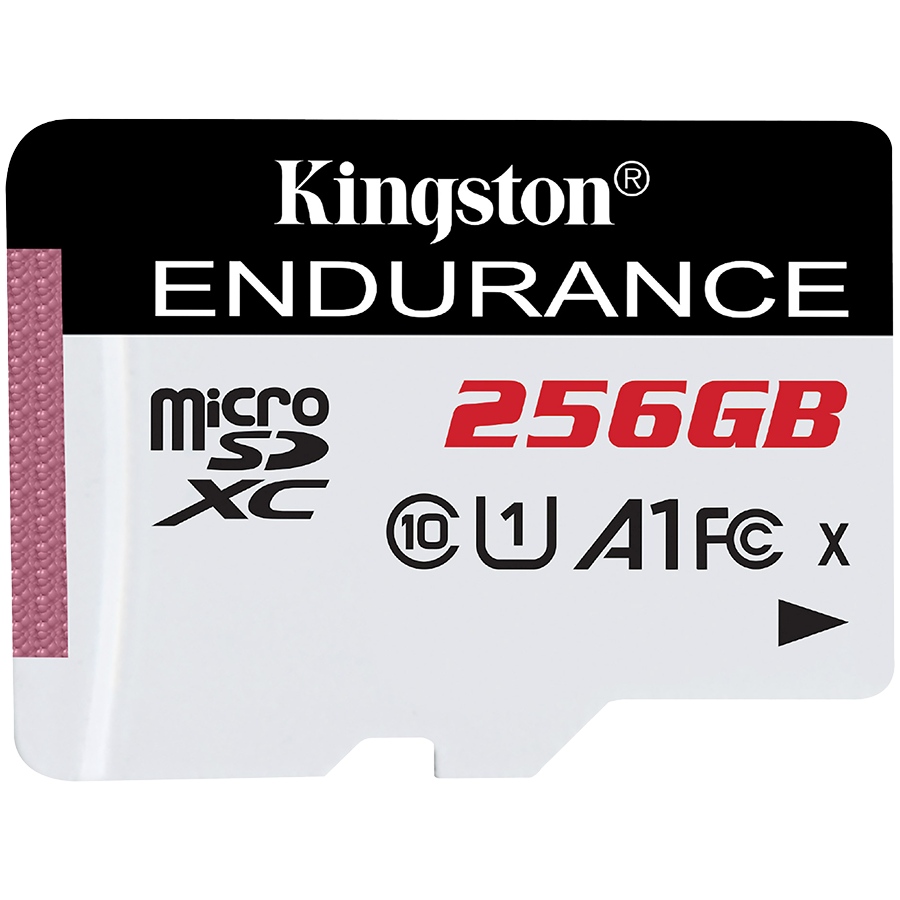 Kingston 256GB microSDXC Endurance 95R/45W C10 A1 UHS-I Card Only