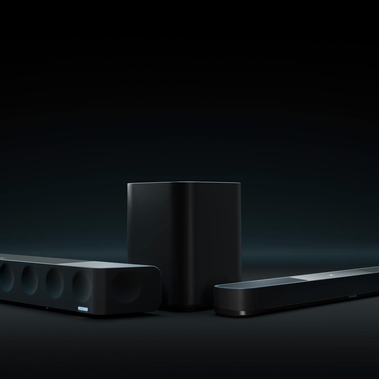 Sennheiser Consumer Audio Sennheiser AMBEO Subwoofer for TV and Music with Immersive 3D Surround Sound a Thundering Deep Bass Down to 27 Hz - 8'' Woofer with 350W Class D Amplifier - Black