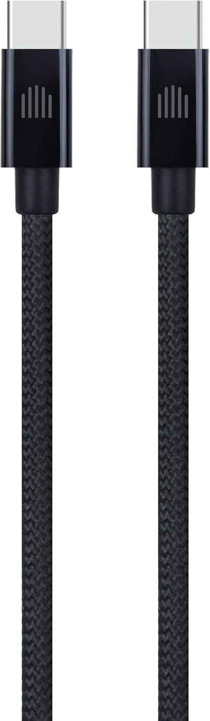 Dviced Cable USB-C to USB-C Nylon Textile 0,25m - Black