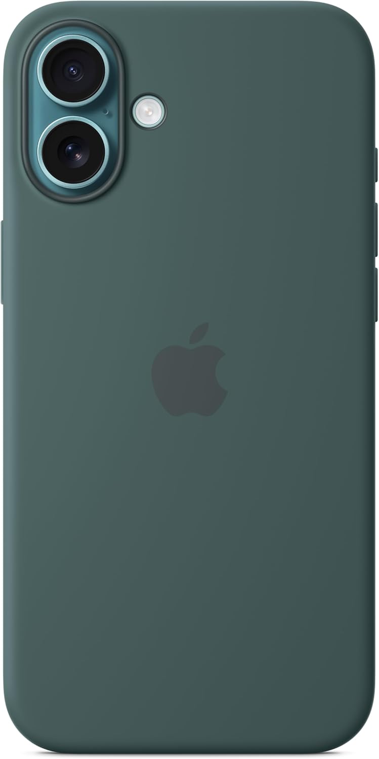 Apple iPhone 16 Plus Silicone Case with MagSafe - Lake Green