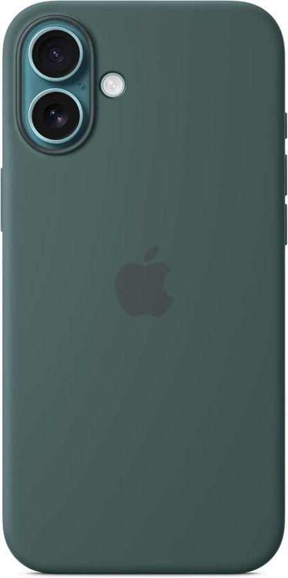 Apple iPhone 16 Plus Silicone Case with MagSafe - Lake Green