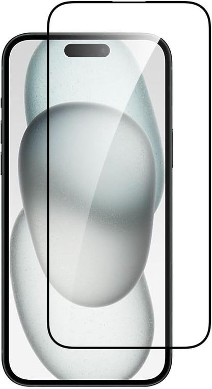 Dviced iPhone 15 silk print screen protector with applicator