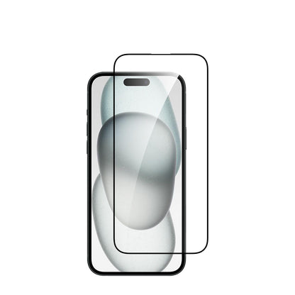 Dviced iPhone 15 silk print screen protector with applicator
