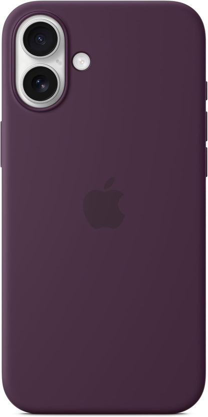 Apple iPhone 16 Plus Silicone Case with MagSafe - Plum