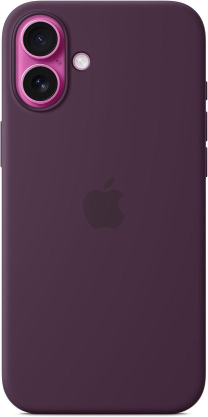 Apple iPhone 16 Plus Silicone Case with MagSafe - Plum