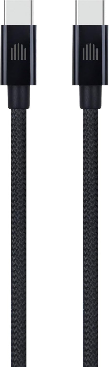 Dviced Cable USB-C to USB-C Nylon Textile 1,25m - Black