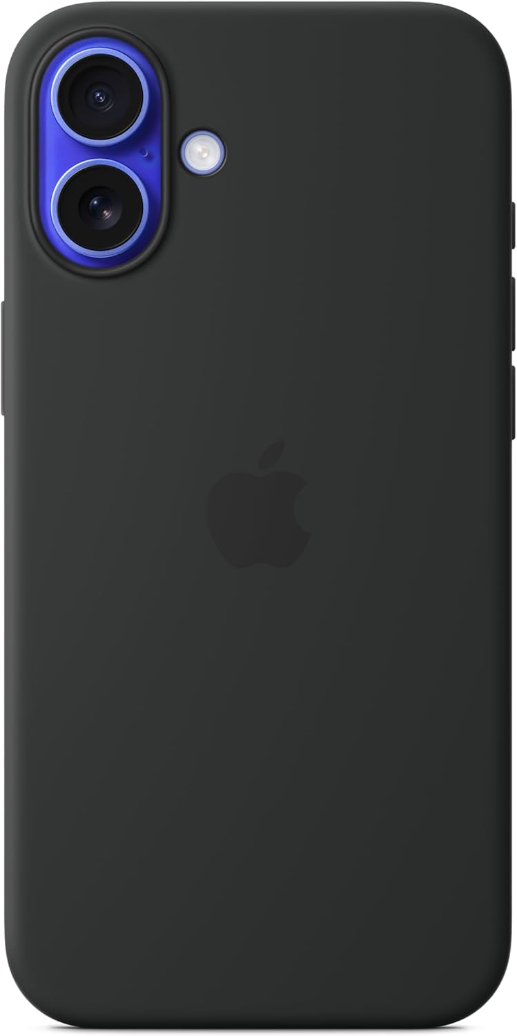 Apple iPhone 16 Plus Silicone Case with MagSafe - Black