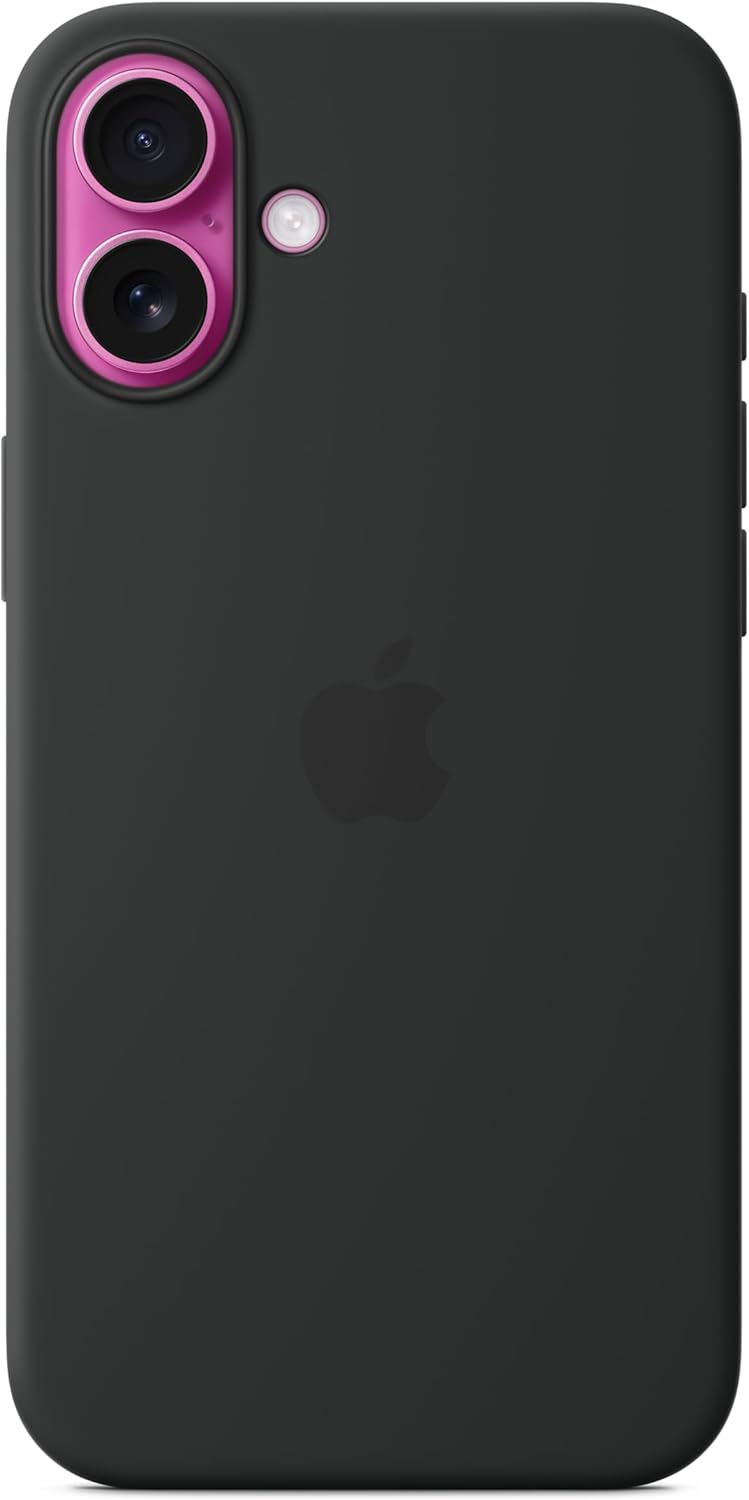Apple iPhone 16 Plus Silicone Case with MagSafe - Black