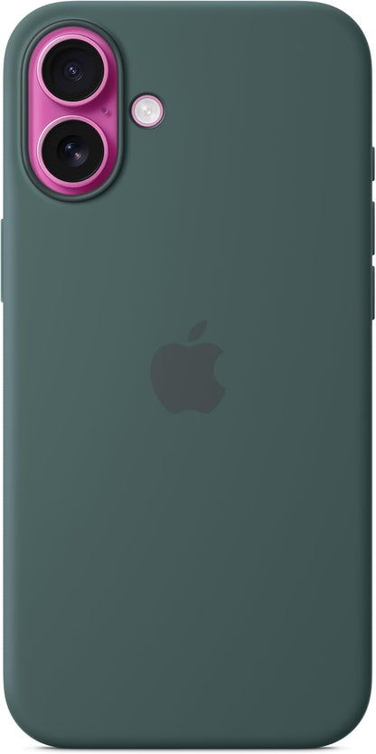 Apple iPhone 16 Plus Silicone Case with MagSafe - Lake Green