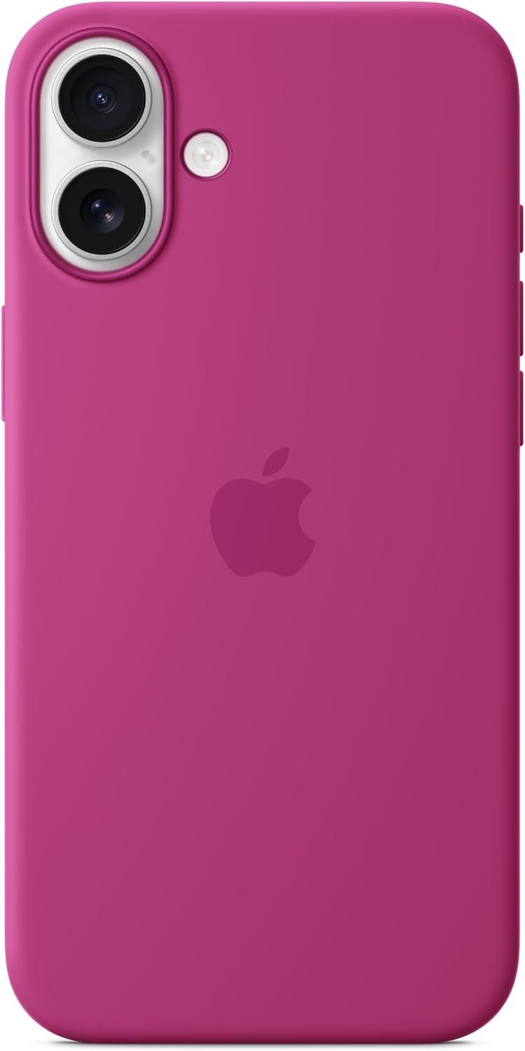 Apple iPhone 16 Plus Silicone Case with MagSafe - Fuchsia