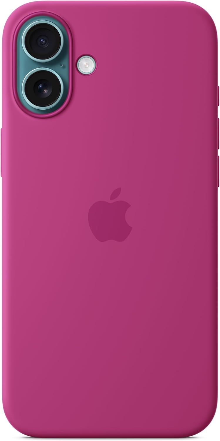 Apple iPhone 16 Plus Silicone Case with MagSafe - Fuchsia