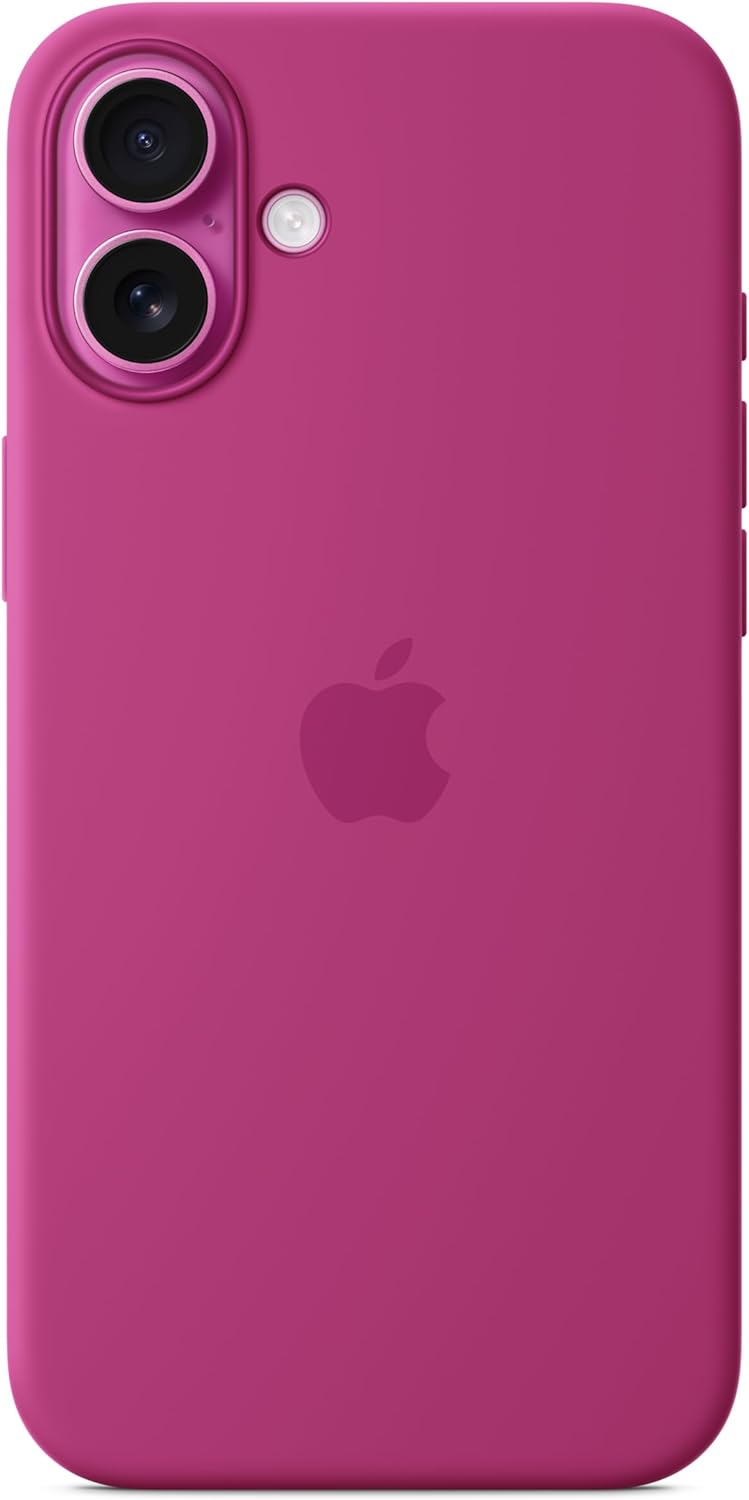 Apple iPhone 16 Plus Silicone Case with MagSafe - Fuchsia