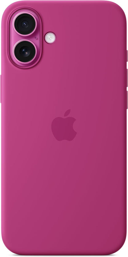 Apple iPhone 16 Plus Silicone Case with MagSafe - Fuchsia