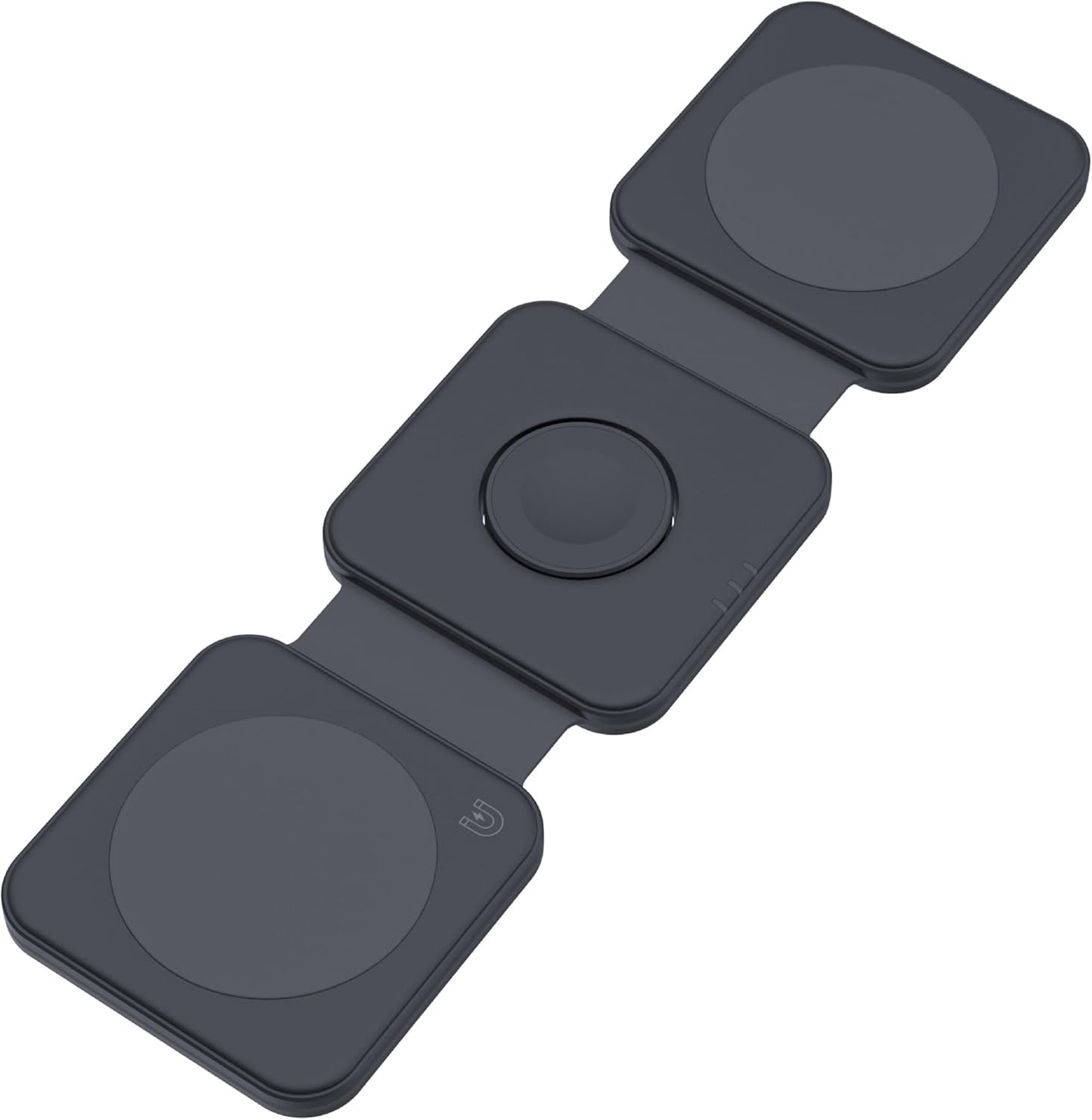 Dviced 3-in-1 foldable magnetic wireless charger - Black