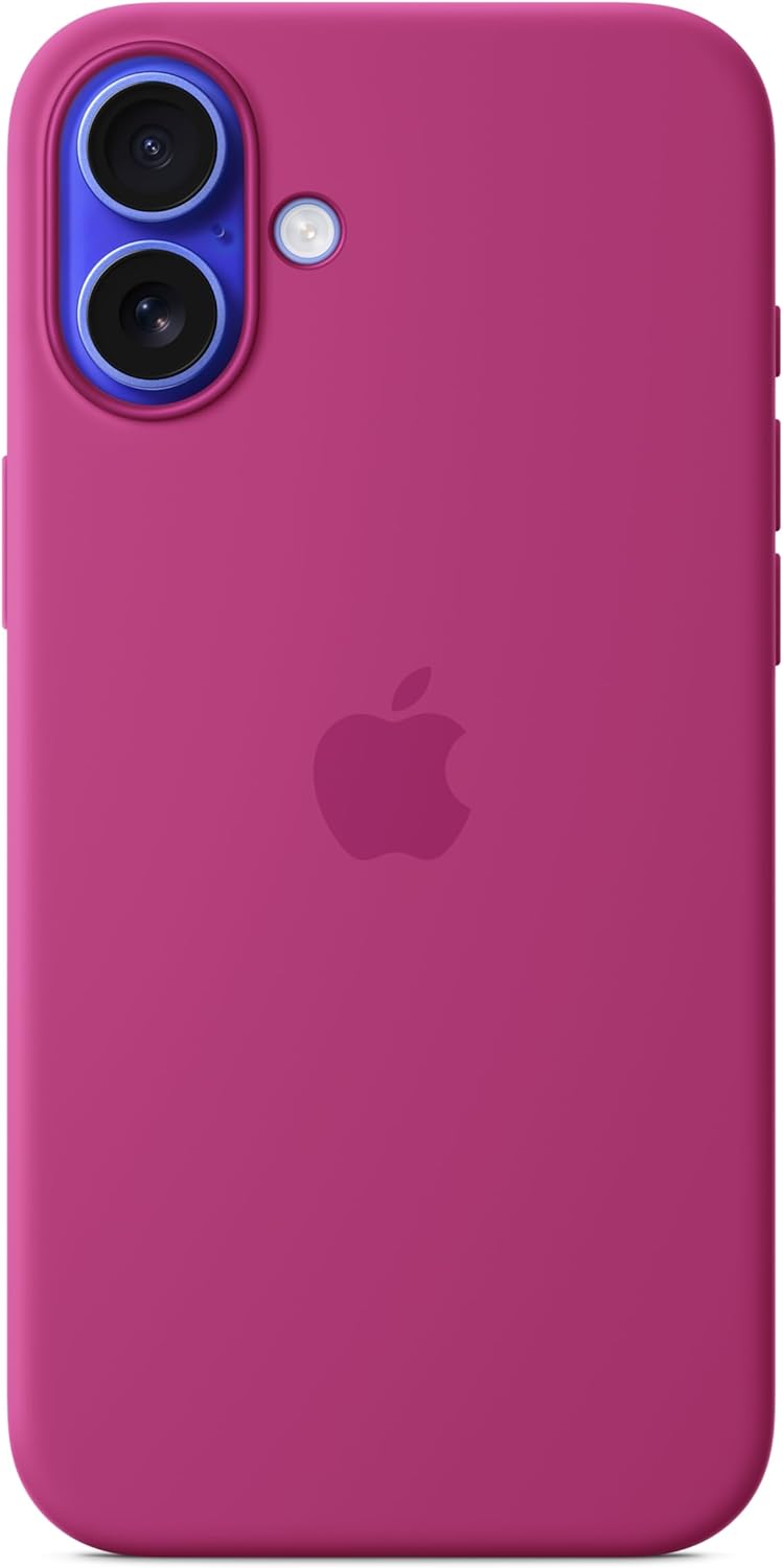 Apple iPhone 16 Plus Silicone Case with MagSafe - Fuchsia